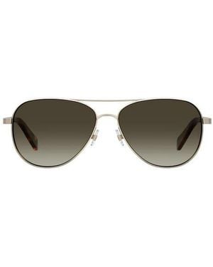 Kate Spade Bellamys 52Mm Gradient Rectangular Sunglasses - Green