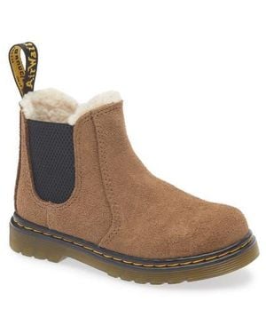 Dr. Martens 2976 Faux Shearling Lined Lug Sole Boot - Brown