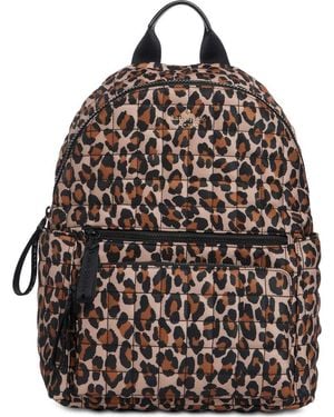 Kate Spade Camden Quilted Large Leopard Backpack - Multicolor