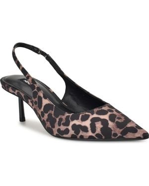 Nine West Hunny Slingback Pointed Toe Pump - Black
