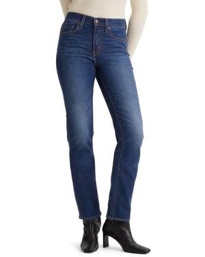 Levi's 724 High Waist Straight Leg Jeans - Blue
