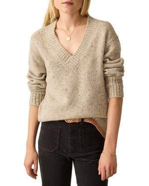 Faherty Driftwood Donegal Merino Wool Blend Sweater - Black