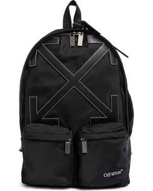 Off-White c/o Virgil Abloh Dome Double Pocket Backpack - Black