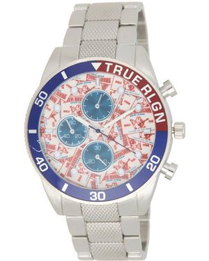 TRUE RELIGION Buddha Chronograph Bracelet Watch, 44Mm - Metallic