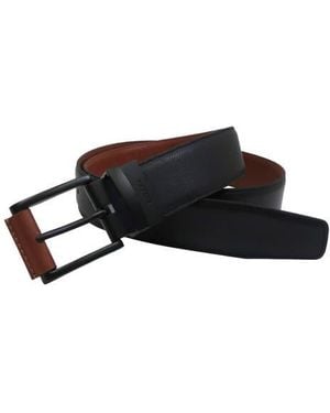 Boconi Reversible Leather Belt - Black