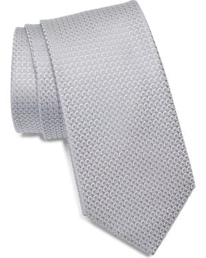 Calvin Klein Tatum Jacquard Tie - Gray