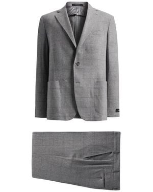 Vince Icon Relaxed Fit Stretch Wool & Cashmere Suit - Gray