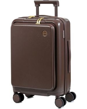 CHAMPS Onyx 21.5-Inch Expandable Hardside Spinner Carry-On - Brown
