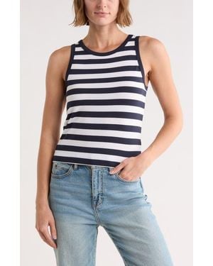 Splendid Lulu Stripe Tank - Blue