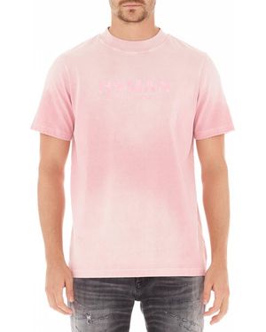 HVMAN Basic Logo Cotton T-Shirt - Pink