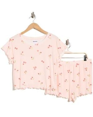 Abound After Hours Short Pajama Set - Pink