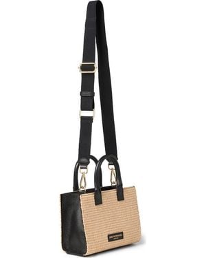 Bruno Magli Gia Top Handle Tote Bag - Natural