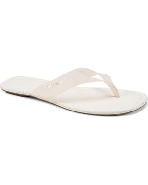 DKNY Hampton Flip Flop - White
