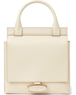 Bruno Magli Etta Slim Leather Satchel - Natural