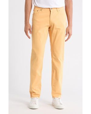 Brax Chuck Hi Flex Modern Fit Five-Pocket Pants - Natural