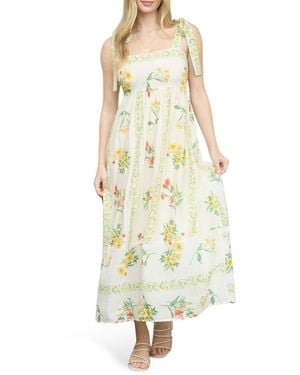 Blu Pepper Tie Strap Sundress - White