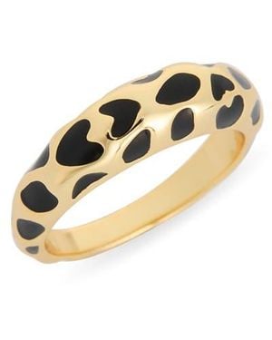 Kenneth Jay Lane Spotted Ring - Metallic