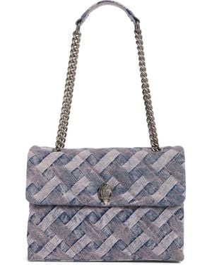 Kurt Geiger Large Kensington Soft Shoulder Bag - Metallic