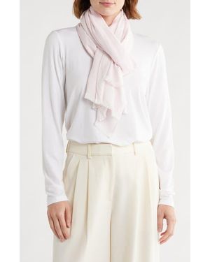 Karl Lagerfeld Karl Choupette Pashmina Scarf - White