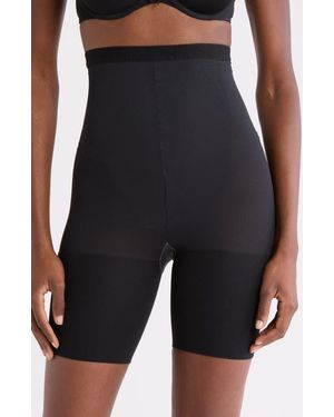 Assets by SPANX High Waist Shaping Shorts - Black