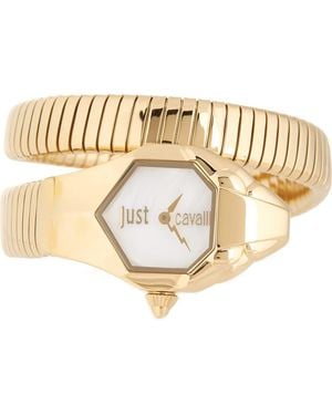Just Cavalli Glam Chic Cuff Watch, 22Mm - Metallic