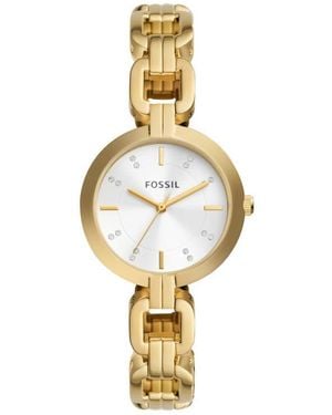 Fossil Kerrigan Crystal Quartz Bracelet Watch, 32Mm - Metallic