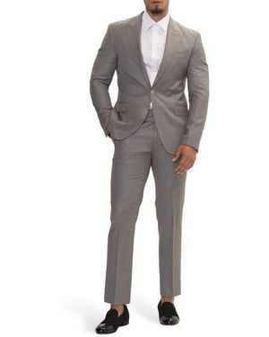 Ron Tomson Super 120S Merino Wool Tuxedo - Gray