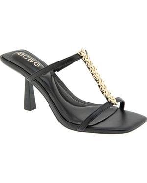 BCBGeneration Ratina Chain Trim Sandal - Gray