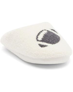 Pj Salvage Football Slipper - White