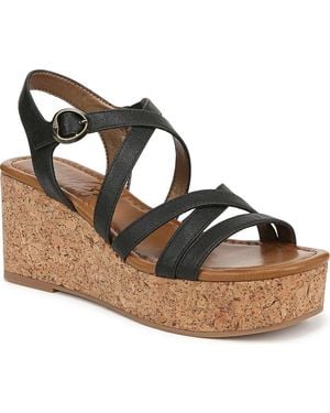 Blowfish Aurora Strappy Wedge Sandal - Metallic