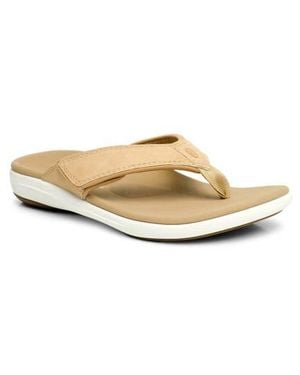 Revitalign Yumi Water Resistant Flip Flop - Metallic