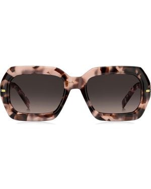 BOSS 54Mm Rectangular Sunglasses - Brown