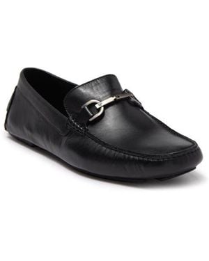 Donald J Pliner Donald Pliner Victor Leather Driving Style Loafer - Black