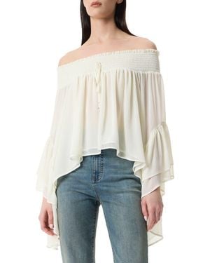 Robert Rodriguez Edith Off The Shoulder Blouse - White