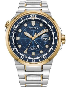 Citizen Two-Tone Eco-Drive Bracelet Watch, 44Mm X 13Mm - Gray