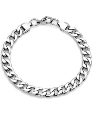 Steeltime Curb Chain Bracelet - Metallic