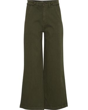 B.Young Lydia Flare Leg Pants - Green