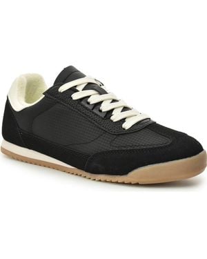 Nicole Miller Low Top Sport Sneaker - Black