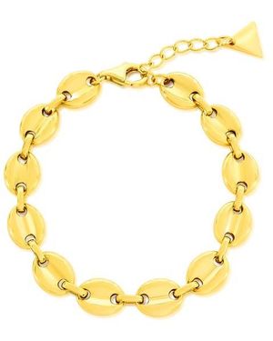 Simona Polished Mariner Chain Bracelet - Yellow