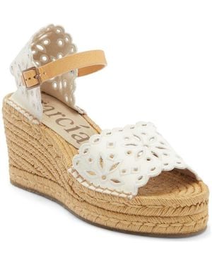 Pedro Garcia Omaira Wedge Sandal - Metallic