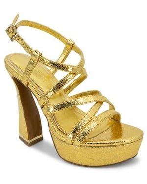 Kenneth Cole Allen Platform Sandal - Metallic