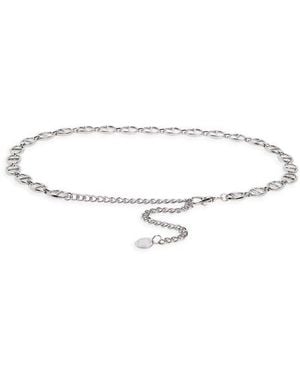 BCBGMAXAZRIA Mariner Chain Link Belt - Metallic