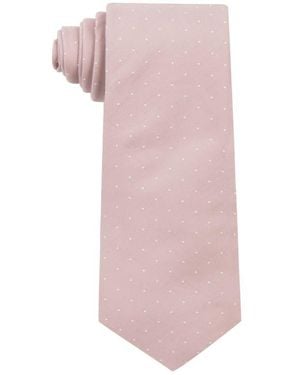 Con.struct Dot Print Cotton Tie - Pink