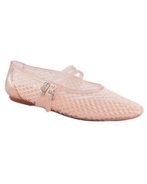 Kenneth Cole Malibu Mesh Mary Jane Flat - Pink