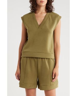 Scotch & Soda Sleeveless Knit Shell Top - Green