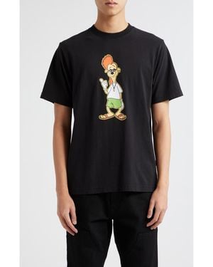 Noon Goons X Disney Zimuruski Beach Cotton Graphic T-Shirt - Black
