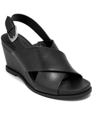 Aerosoles Dayonara Wedge Sandal - Black
