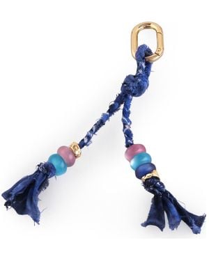 MacRae & Co Bandana Bag Charm - Blue