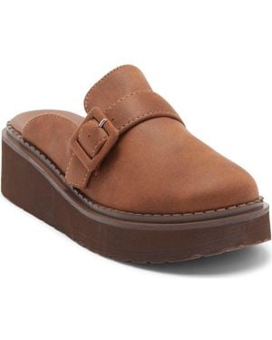 Seychelles Together Platform Clog - Brown