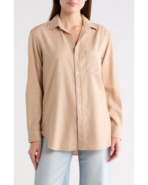 Frank & Eileen Cotton Button-Up Shirt - Natural